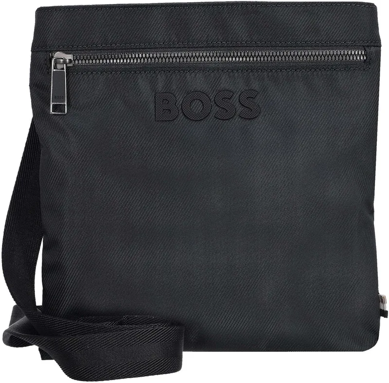 BOSS ▫️ Catch_3.0_Envelope L, Bolsa com fecho de correr para homem, Azul escuro, Grande