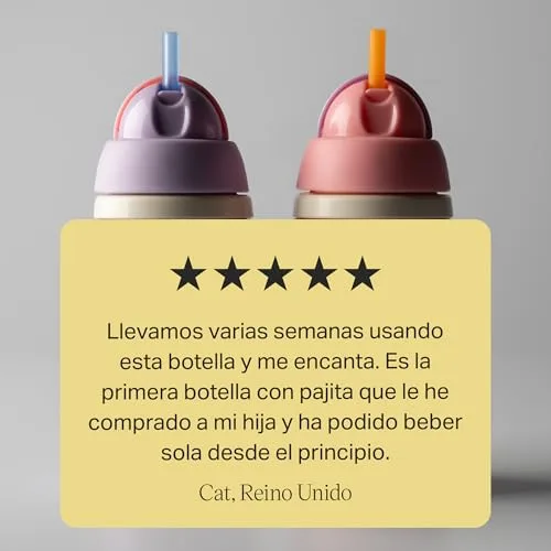 Tommee Tippee ▫️ Garrafa térmica com palhinha, 266 ml 5