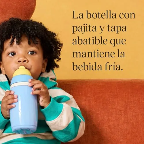 Tommee Tippee ▫️ Garrafa térmica com palhinha, 266 ml 6