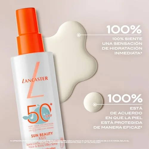 Lancaster ▫️ Sun Beauty Kids Milky Spray FPS 50 – Spray para crianças 6