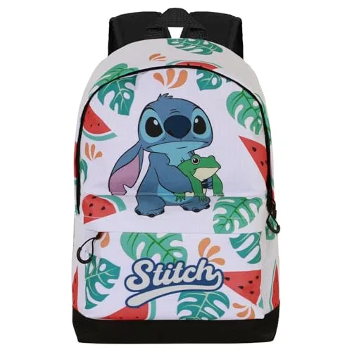 Disney ▫️ Mochila Lilo e Stitch Frog-HS FAN 2.2, Multicolorida, 31 x 44 cm, Capacidade 24 L 2