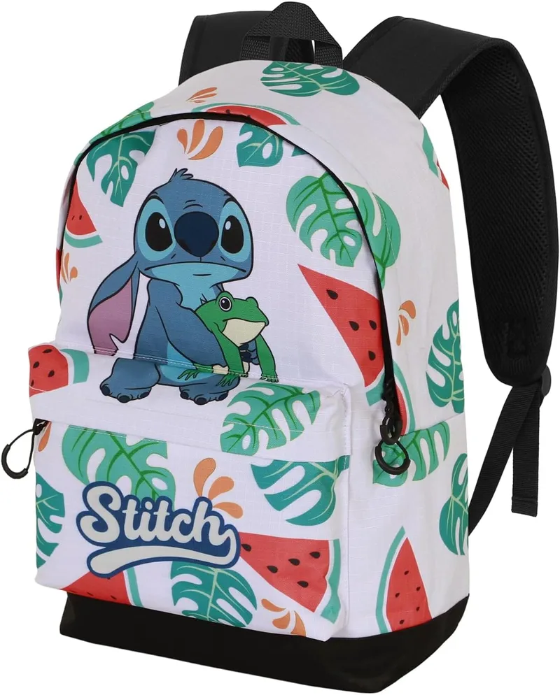 Disney ▫️ Mochila Lilo e Stitch Frog-HS FAN 2.2, Multicolorida, 31 x 44 cm, Capacidade 24 L
