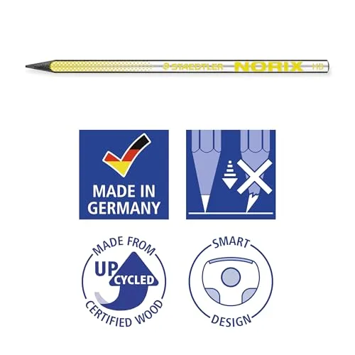 STAEDTLER ▫️ NORIX 181 Lápis – HB, embalagem de 2, cor de coral, para a escola 7