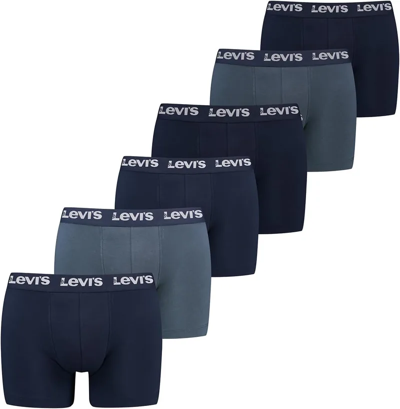 Levi's ▫️ Cuecas tipo boxer com logótipo repetido para homem (pacote de 3)