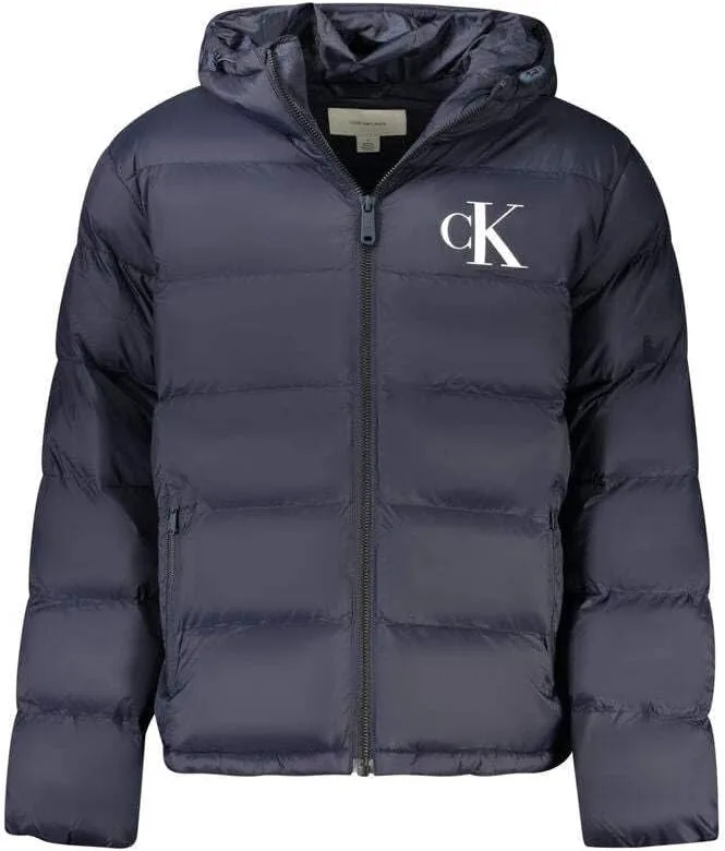 CK JEANS ▫️ Ls Nylon Monogram Puffer Jkt Lv04rd528g Casacos para homem