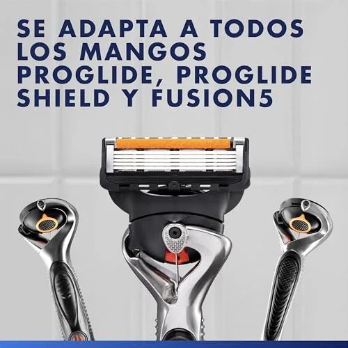 Gillette ▫️ Lâminas de barbear Proglide para homem, embalagem de 12 + porta-lâminas 5