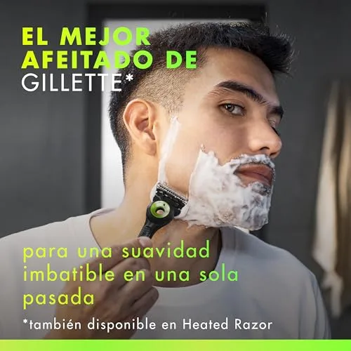 Gillette ▫️ Labs Máquina de barbear Neon Night Edition com 2 lâminas de substituição 2