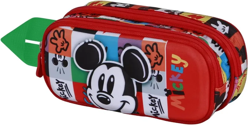 Disney ▫️ Estojo Multiusos 3D Duplo Estojo Multiusos 3D Duplo, Tamanho único