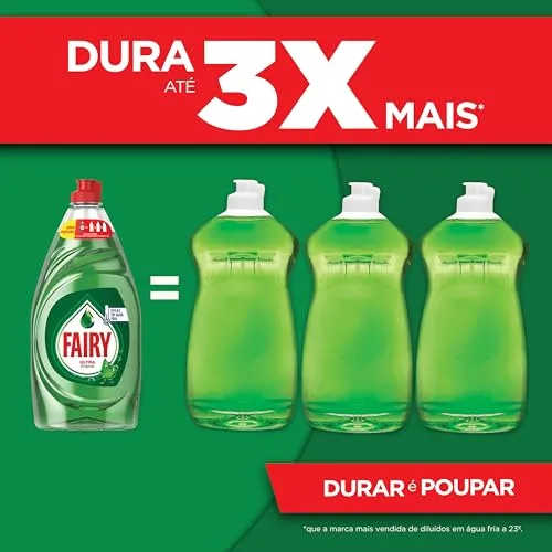 FAIRY ▫️ Ultra Poder Original Líquido para a Máquina de Lavar Louça 4 x 900 ml 4