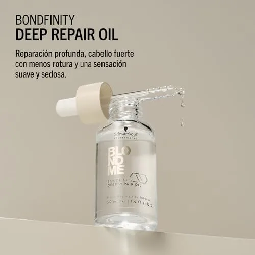 BlondMe ▫️ Schwarzkopf Professional Bondfinity Deep Repair Oil - Óleo Reparador Leve - sem enxaguamento 50 ml 4