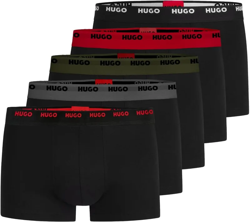 HUGO ▫️ Trunk Five Pack 10268005 01 Calções de banho para homem (Conjunto de 5)