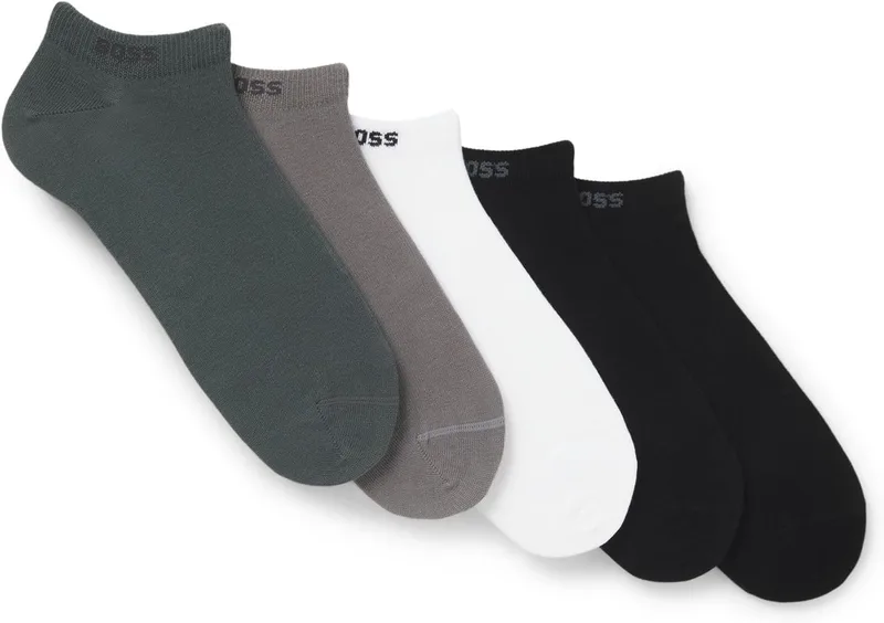 BOSS ▫️ Meias 5p As Uni CC para homem (Conjunto de 5)