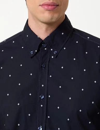 BOSS ▫️ Camisa de corte regular em flanela de algodão 2