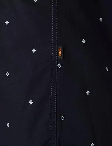 BOSS ▫️ Camisa de corte regular em flanela de algodão 4