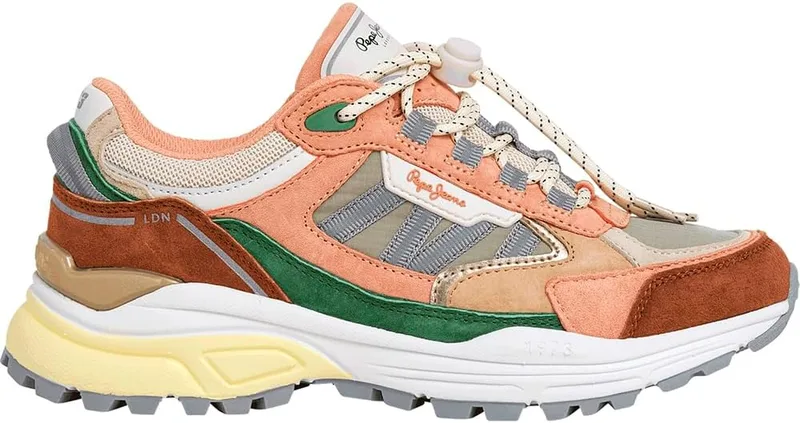 Pepe Jeans ▫️ Darren Trek Ténis de couro Bege
