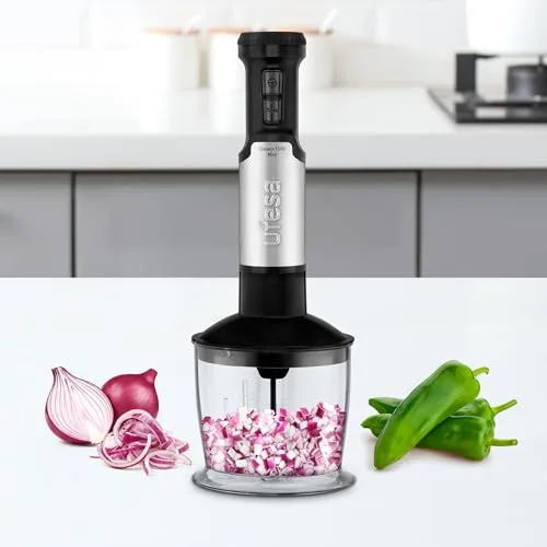 Ufesa ▫️ Batedeira de mão Galaxy Max, potência de 1500 W, controlo de 24 velocidades + TURBO, 4 lâminas de alta eficiência, design ergonómico e anti-salpicos, acessórios incluídos, sem BPA 4