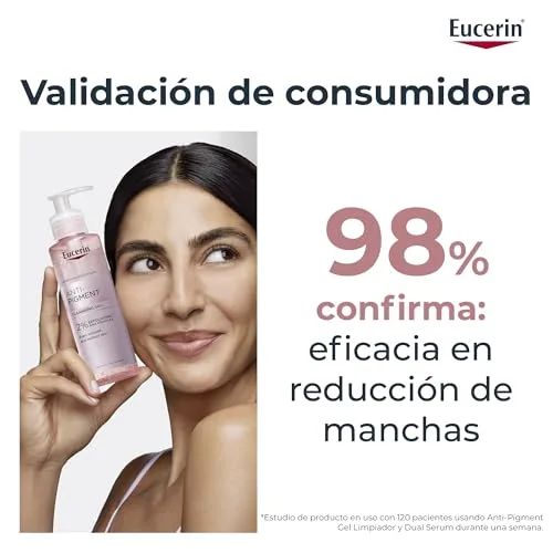 Eucerin ▫️ Anti-Pigment Gel de Limpeza Facial (400 ml), gel antimanchas para uma pele com um aspeto renovado e radiante num instante, esfoliante facial para reduzir as manchas escuras 6