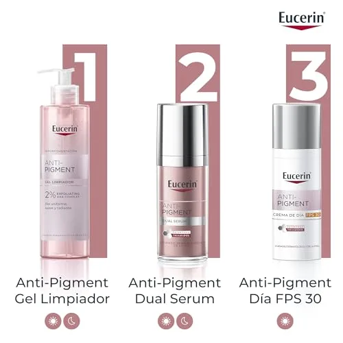 Eucerin ▫️ Anti-Pigment Gel de Limpeza Facial (400 ml), gel antimanchas para uma pele com um aspeto renovado e radiante num instante, esfoliante facial para reduzir as manchas escuras 7