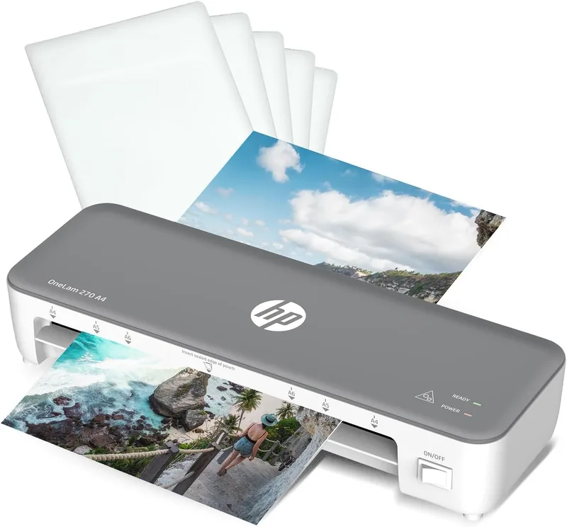 HP ▫️ Laminadora OneLam 270 Cinza - Marca: - EAN: 4030152953226