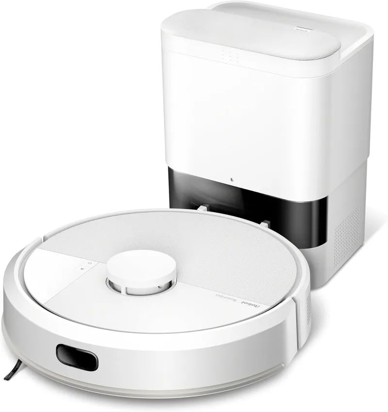 iRobot Roomba 105 Combo e Base AutoEmpty com auto-esvaziamento de 75 dias, Aspirador e limpador de chão, Clearview LiDAR, 7000Pa,120 mins, SmartScrub, Evitar Obstáculos, Recarregar e Retomar, App, 3 Modos de Limpeza_B