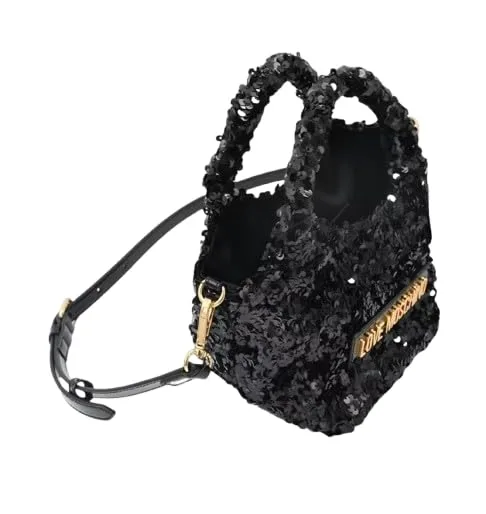 Love Moschino ▫️ Jc4147pp0nkk100a - Saco de transporte, cor preta, Preto, tamanho único 2