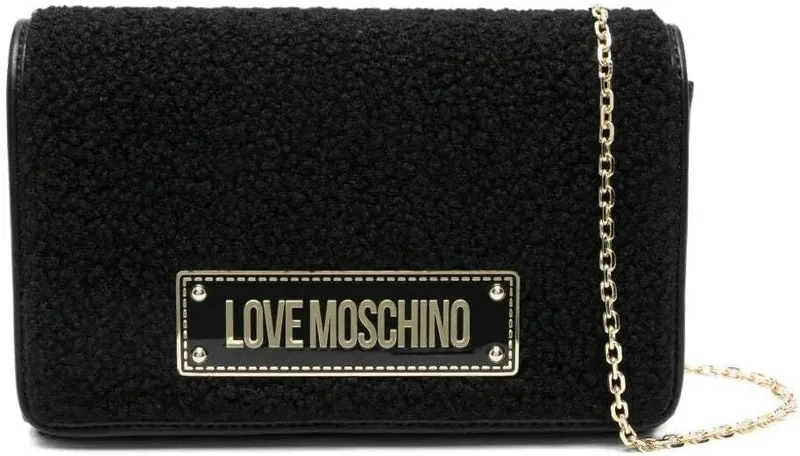 Love Moschino ▫️ Mala Soft PL+PU preta, Preto, Tamanho único