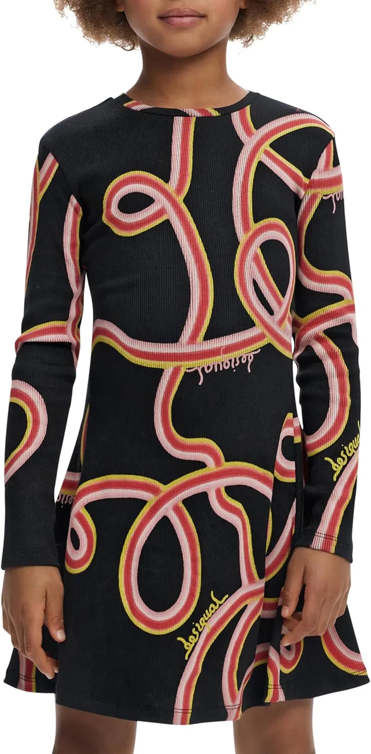 Desigual ▫️ Vest_Terry Dress Meninas