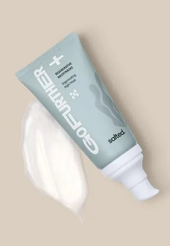 salted. ▫️ Máscara de noite regeneradora, 50 ml, o creme de noite combate a perda de hidratação natural | ajuda na regeneração da pele | creme facial para homens e mulheres | vegan 2