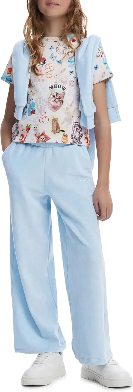 Desigual ▫️ TS_Cats T-Shirt Raparigas