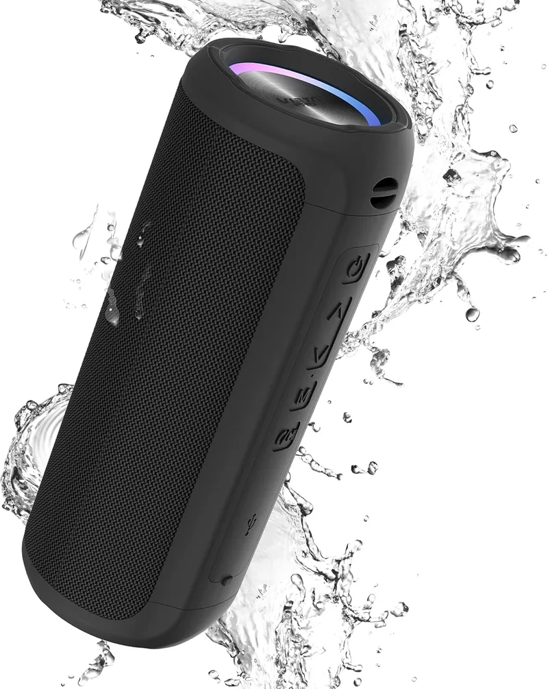 Vieta Pro ▫️ Altifalante Bluetooth portátil Solaris BT - Som potente de 15 W, rádio FM, à prova de água IPX4, entrada AUX e USB, microfone mãos-livres e leitor USB