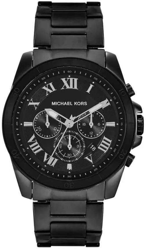 Relógio Alek para homem Michael Kors, movimento cronógrafo de quartzo com bracelete em aço inoxidável