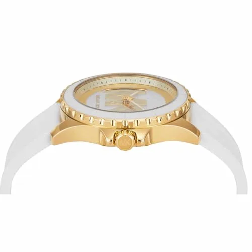 Michael Kors ▫️ Relógio Everest para mulher, movimento cronógrafo de quartzo com bracelete em aço inoxidável ou silicone 5