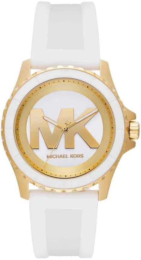 Michael Kors ▫️ Relógio Everest para mulher, movimento cronógrafo de quartzo com bracelete em aço inoxidável ou silicone