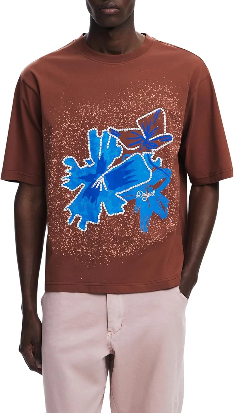 Desigual ▫️ T-Shirt TS_Nacho para homem