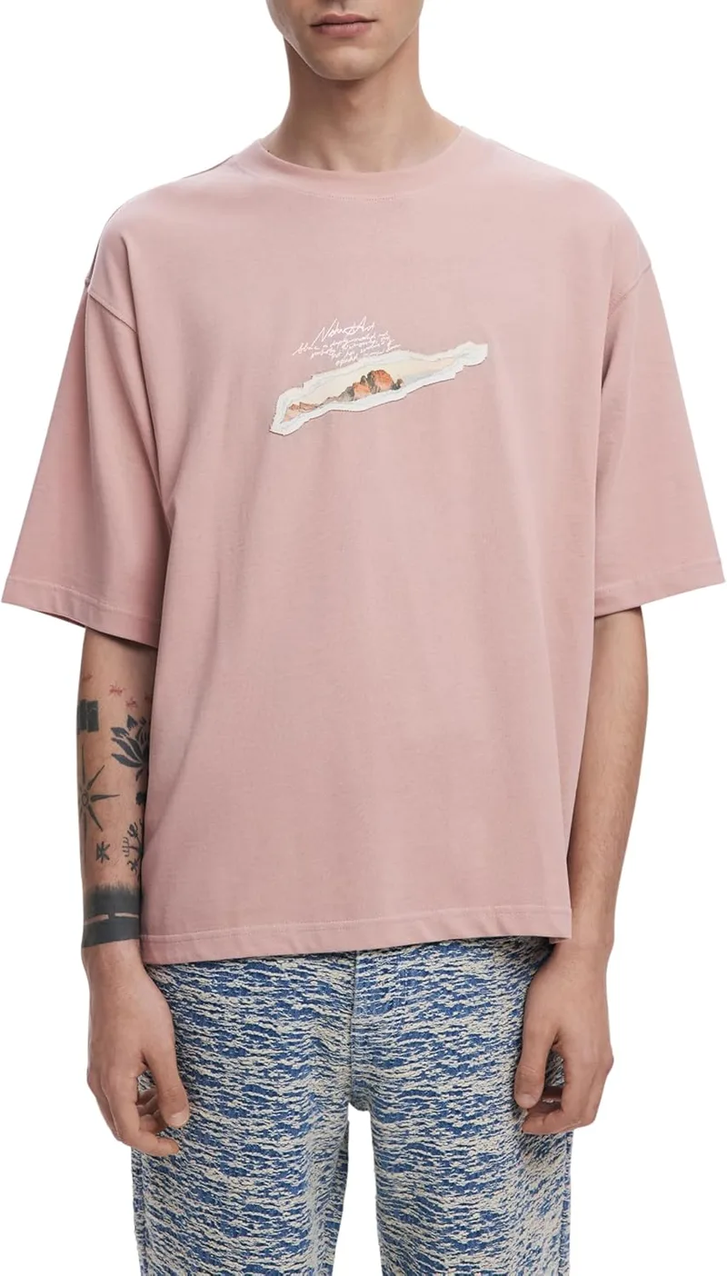 Desigual ▫️ Camisola TS_Viena para homem (pacote de 1)