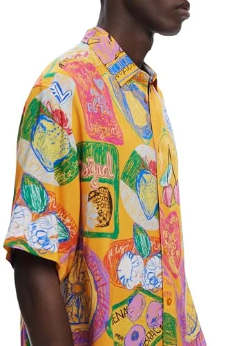 Desigual ▫️ CAM_Cartagena Camisa Cami para Homem 3