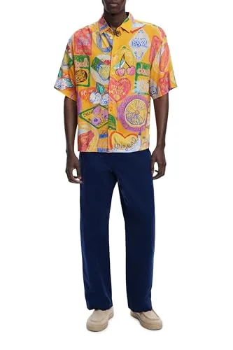 Desigual ▫️ CAM_Cartagena Camisa Cami para Homem 4