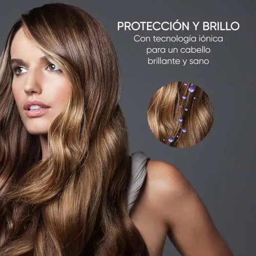 Severin ▫️ Secador de cabelo de alto desempenho com motor CA e tecnologia iônica, Secador de cabelo com difusor e concentrador removíveis, Potência de 2 300 W, Preto, HT 0167 5