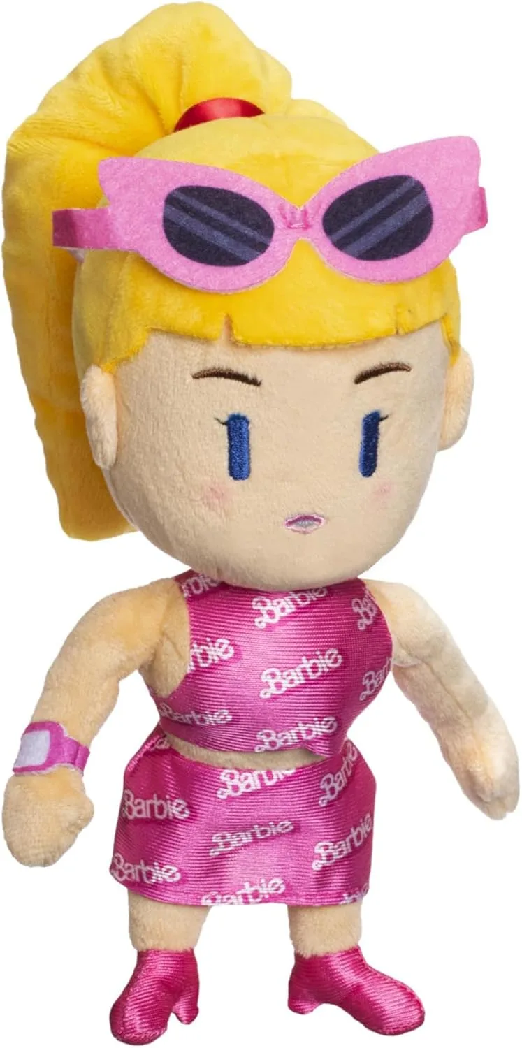 Bizak ▫️ Stumble Guys X Barbie Brinquedo macio 20 cm, personagem exclusiva da Barbie para abraçar e colecionar, brinquedo para todas as idades, (64110023-1)