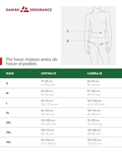 DANISH ENDURANCE ▫️ Cuecas boxer para homem de cintura baixa, embalagem de 6 6