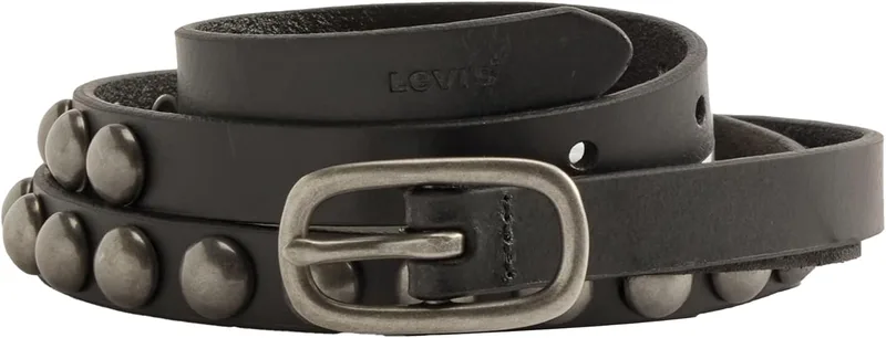 Levi's ▫️ Glam Stud Belts Caviar, 65, Caviar, 65