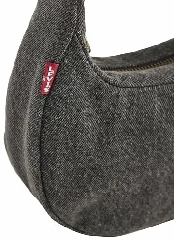 Levi's ▫️ Mini-mala Baby Brooklyn para mulher com alça atada, confecionada em sarja 100% algodão 2