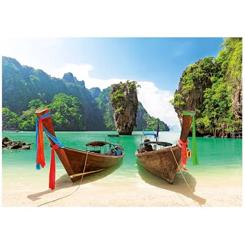 Educa ▫️ Puzzle de 1000 peças para adultos | Ilha de James Bond. Inclui cola Fix Puzzle. Dimensões: 68 x 48 cm. A partir dos 14 anos (20283) 2