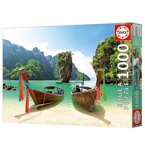 Educa ▫️ Puzzle de 1000 peças para adultos | Ilha de James Bond. Inclui cola Fix Puzzle. Dimensões: 68 x 48 cm. A partir dos 14 anos (20283) 5