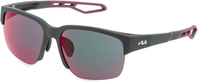 FILA ▫️ ÓCULOS DE SOL, SFIA06, SEMI MATT GREEN (SMOKE MULTILAYER GREEN), 60/16/130