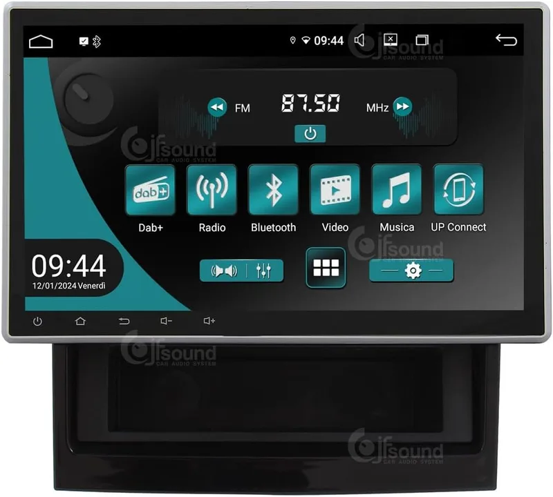Jf Sound car audio system ▫️ Car Radio JF-011-UP-D9 Compatível com FIAT DUCATO 290 2006-2020 - Cabo CARPLAY E Android Auto: Ligue o seu Smartphone através de um cabo USB para utilizar as suas aplicações.