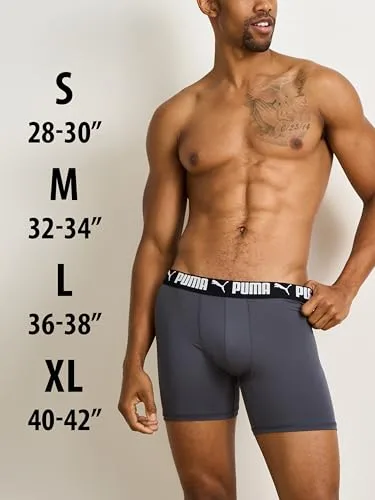 PUMA ▫️ Training Fit Anti-Odor - Conjunto de 5 boxers - Roupa interior masculina 7