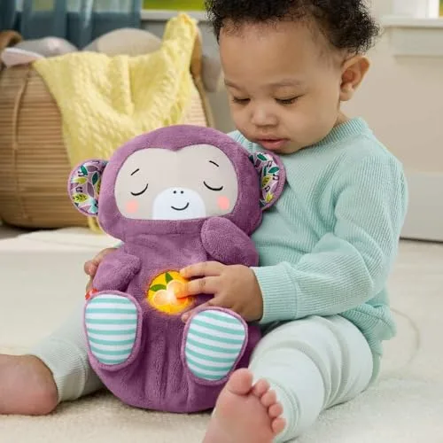 Fisher-Price ▫️ Peluche Macaco Roxo para bebé 2