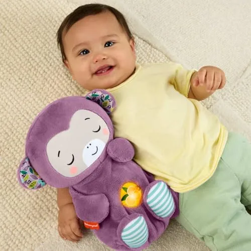 Fisher-Price ▫️ Peluche Macaco Roxo para bebé 7