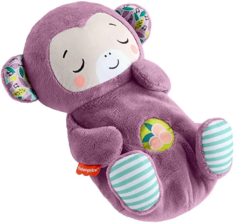 Fisher-Price ▫️ Peluche Macaco Roxo para bebé